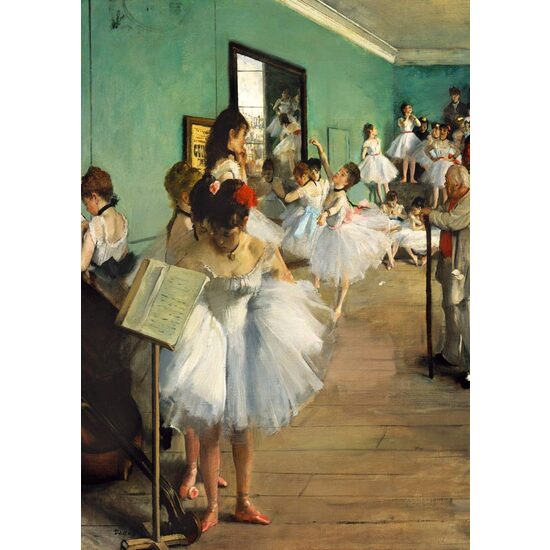 1000 piece puzzle - Edgar Degas: The Dance Class, 1874
