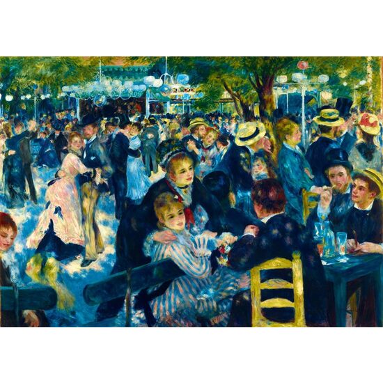 1000-teiliges Puzzle - Auguste Renoir: Tanz in Le Moulin de la Galette, 1876
