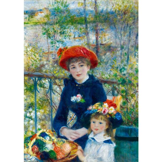 1000-teiliges Puzzle - Auguste Renoir: Zwei Schwestern (Auf der Terrasse), 1881