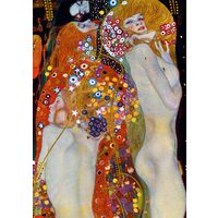 1000 Teile Puzzle - Gustav Klimt: Wasserschlangen II, 1907