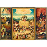 Puzzle 1000 Teile - Jerome Bosch: Das Heuwagen-Triptychon