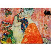 Puzzel van 1000 stukjes - Gustav Klimt: De vrouwelijke vrienden, 1917