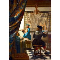 Puzzel van 1000 stukjes - Johannes Vermeer: Johannes Vermeer - Schilderkunst, 1668