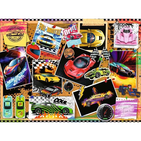 Puzzle Ravensburger - Rennwagen, 100 Teile XXL
