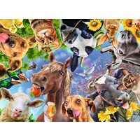 Puzzle Ravensburger - Porträt mit Tieren, 200 Teile XXL
