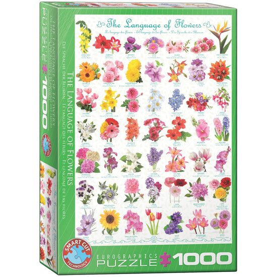 Puzzle Eurographics - The Language of Flowers, 1000 piese