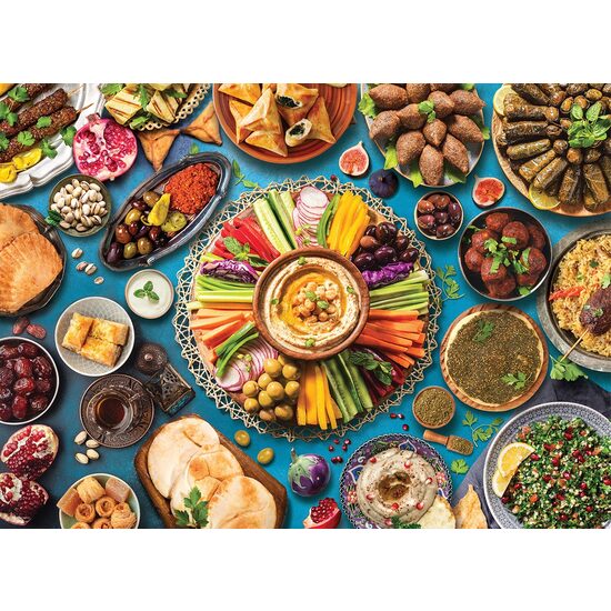 Puzzel Eurographics - Midden-Oosterse tafel, 1000 stukjes