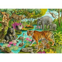 Puzzle Ravensburger - Wald in Indien, 60 Teile