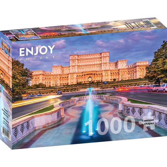 Puzzle 1000 piese Enjoy - Palace of the Parliament, Bucharest