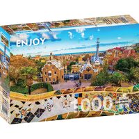Puzzle da 1000 pezzi Enjoy - Vista dal Parco Guell, Barcellona
