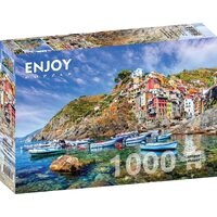 Puzzle 1000 pezzi Enjoy - Riomaggiore, Cinque Terre, Italia