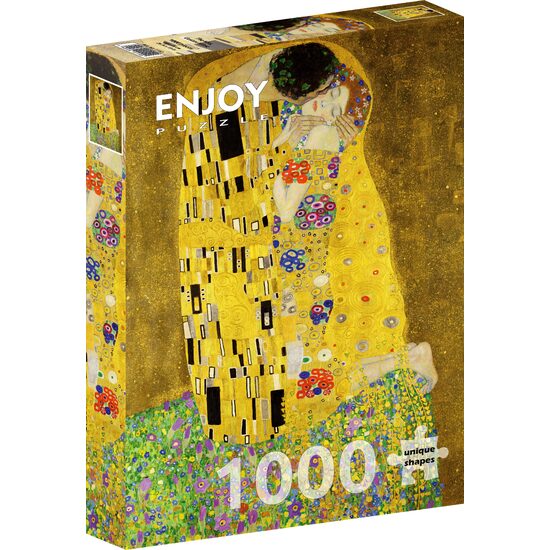 Puzzle 1000 piese Enjoy - Gustav Klimt: The Kiss