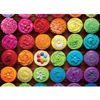 Puzzle 1000 Teile - Cupcake-Regenbogen