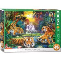 Puzzle 500 Teile XXL - Jan Patrik Krasny: Tiger's Eden