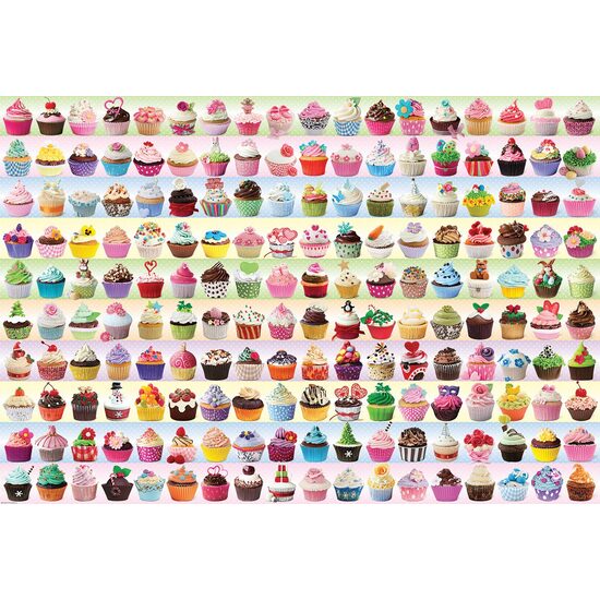 2000-teiliges Puzzle – Cupcakes Galore