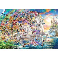 Puzzle 2000 Teile - Einhorn-Fantasie