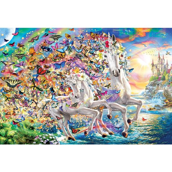 Puzzle 2000 Teile - Einhorn-Fantasie