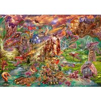 Puzzle 2000 Teile - Drachenschatz