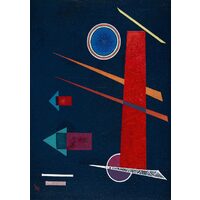 Puzzel van 1000 stukjes - Vassily Kandinsky: Krachtig rood, 1928