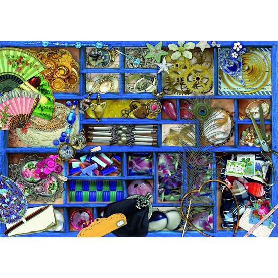 Puzzle 1000 Teile - Blaue Sammlung