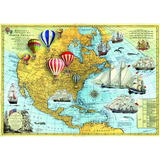Puzzle 1500 Teile - Nordamerika