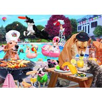 Puzzle Ravensburger - Katzen am Pool, 1000 Teile