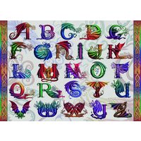 Puzzle Ravensburger - Alphabet Drache, 1000 Teile