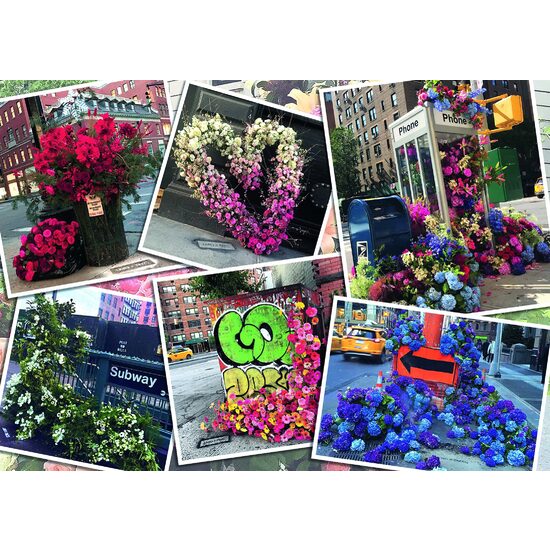 Puzzle Ravensburger - Blumen in New York, 1000 Teile