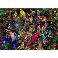 Puzzle Ravensburger - Kunst der Vögel, 1000 Teile