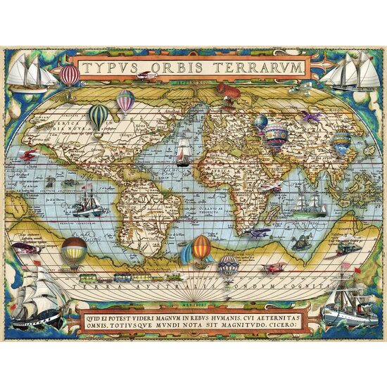 Ravensburger Puzzle - Weltkarte, 2000 Teile