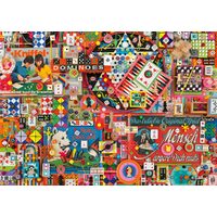 Schmidt - Shelley Davies Puzzle: Vintage Brettspiele, 1000 Teile