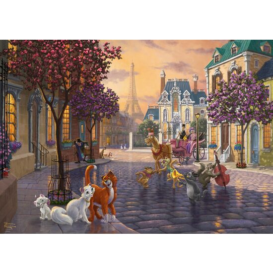 Puzzle Schmidt - Thomas Kinkade: The Aristocrat Cats, 1000 Teile