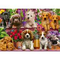 Schmidt Puzzle - Hunde im Regal, 500 Teile