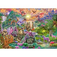 Puzzle Schmidt - Land des verzauberten Drachen, 1000 Teile