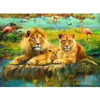 Puzzle Ravensburger - Löwenfamilie, 500 Teile