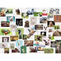 Ravensburger Puzzle - Collage mit Tieren, 1500 Teile
