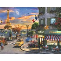 Puzzle Ravensburger - Sonnenuntergang in Paris, 2000 Teile