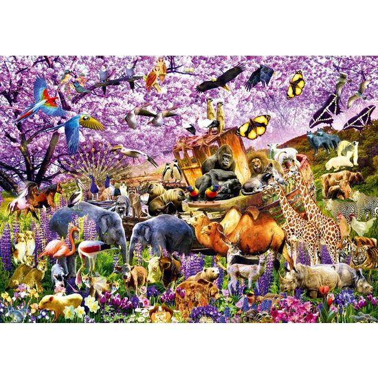 Puzzle 1000 piese - Two By Two at Noah's Ark