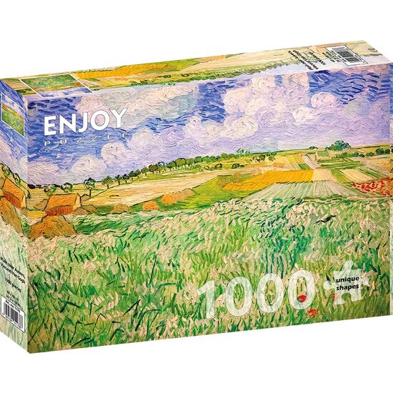 Puzzle 1000 piese Enjoy - Vincent Van Gogh: Plain near Auvers
