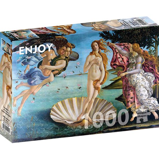 Puzzle 1000 pièces Enjoy - Sandro Botticelli : La Naissance de Vénus