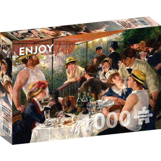 Puzzle 1000 piezas Enjoy - Auguste Renoir: Almuerzo de la Fiesta del Canotaje