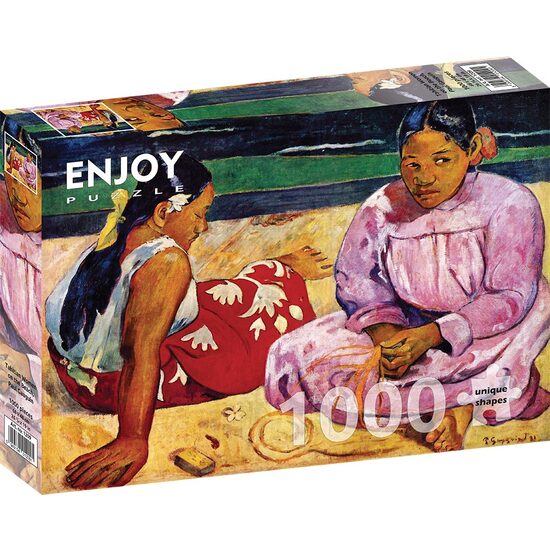 Puzzle 1000 pièces Enjoy - Paul Gauguin : Tahitiennes sur la plage