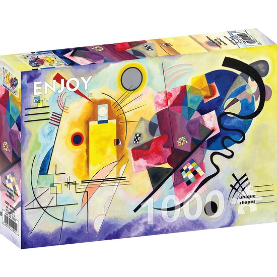 Puzzle 1000 pièces Enjoy - Vassily Kandinsky : Jaune Rouge Bleu