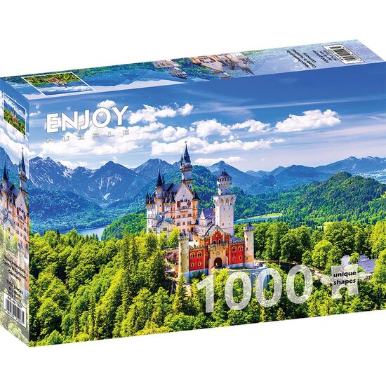 Puzzle 1000 piezas Enjoy - Castillo de Neuschwanstein en verano, Alemania