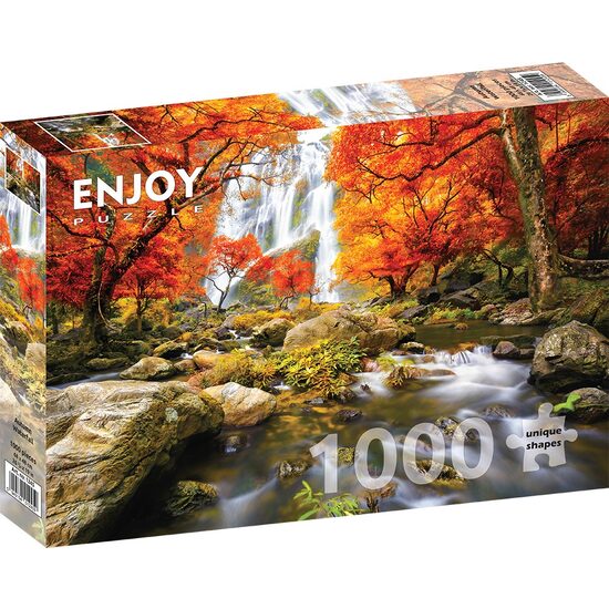 Puzzle 1000 piezas Enjoy - Cascada de Otoño