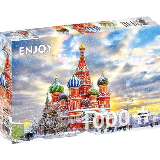 Puzzel 1000 stukjes Enjoy - Sint-Basiliuskathedraal, Moskou