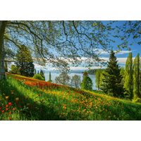 Puzzle 1000 Teile - Blühende Tulpen: Insel Mainau