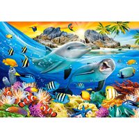 Puzzle 1000 Teile - Delfine in den Tropen