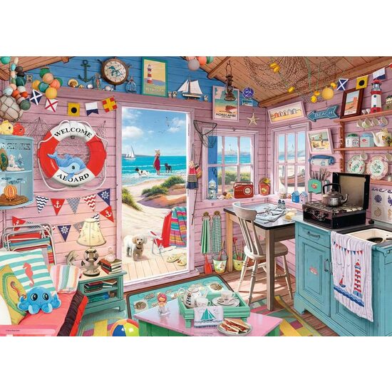 Puzzle 1000 Teile - Strandhütte