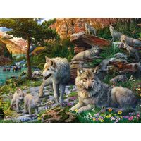 Puzzle 1500 Teile - Wölfe